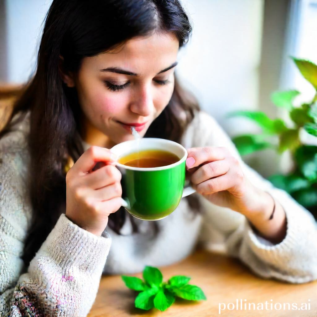 can i drink peppermint tea before surgery